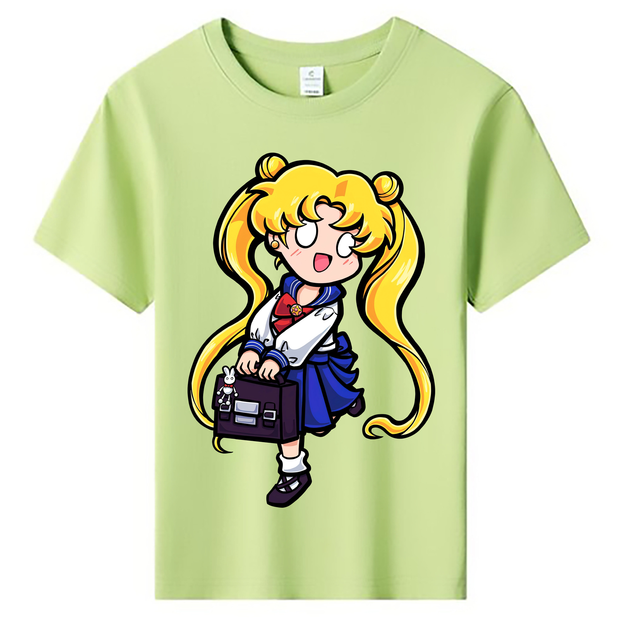 （画像用） 美少女戦士セーラームーン 愛野 美奈子 あいの みなこ Sailor Moon Aino Minako 綿100％キッズTシャツ（フロントプリント）